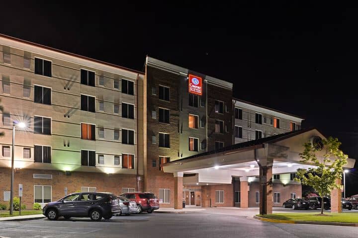 Front of property - evening/night