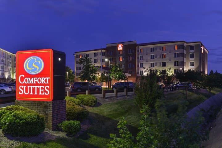 Front of property - evening/night